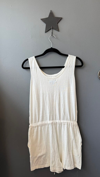 Knit Drawstring Romper