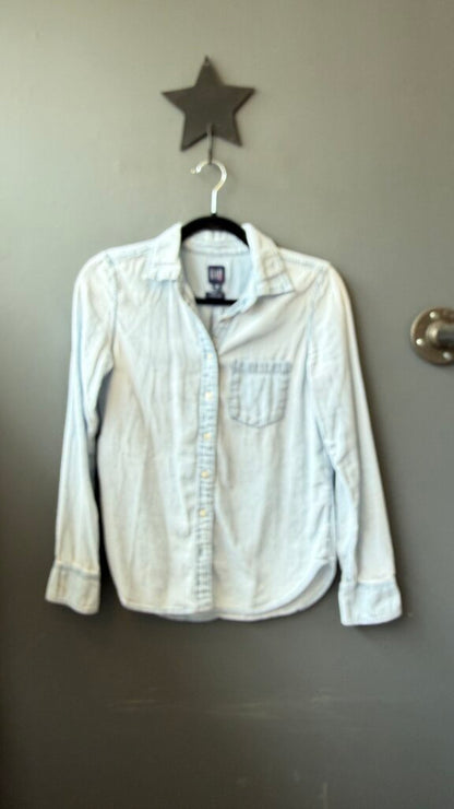 Perfect Chambray Button Up Shirt
