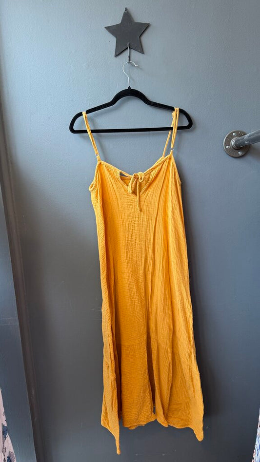 Cotton Gauze Midi Dress