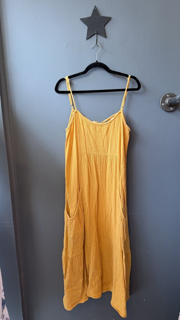 Cotton Gauze Midi Dress