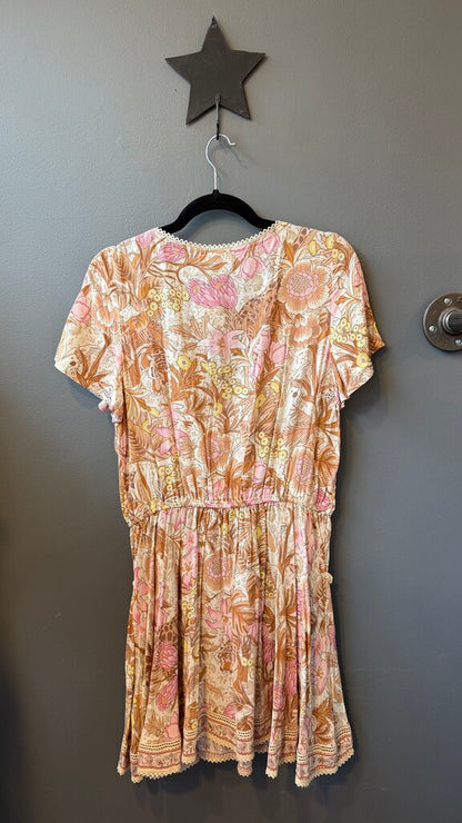 Print Elastic Waist Dress