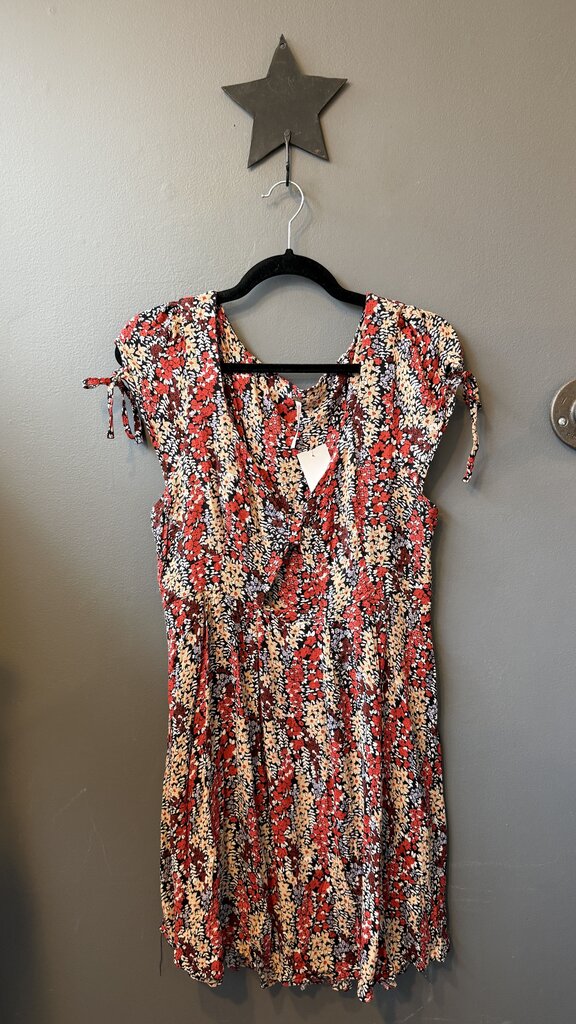 Floral Keyhole Mini Dress