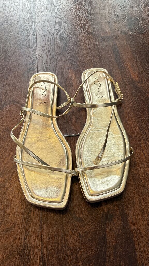 Gold Strappy Sandals
