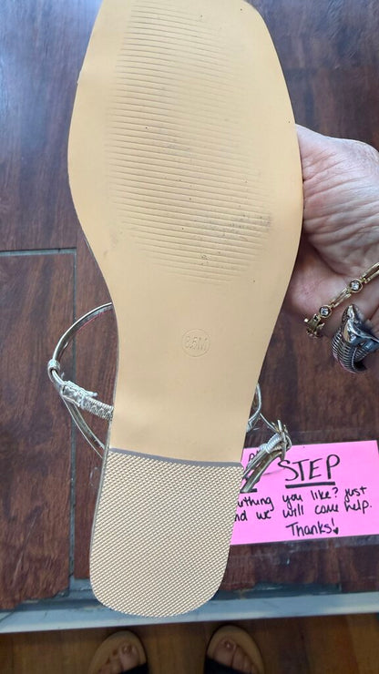 Gold Strappy Sandals