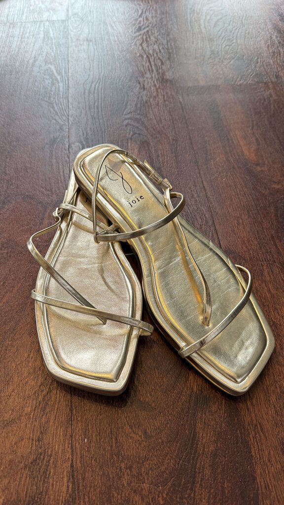 Gold Strappy Sandals