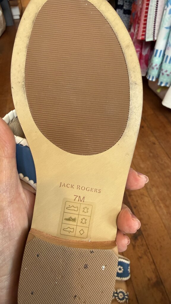 Whipstitch Slide Sandals