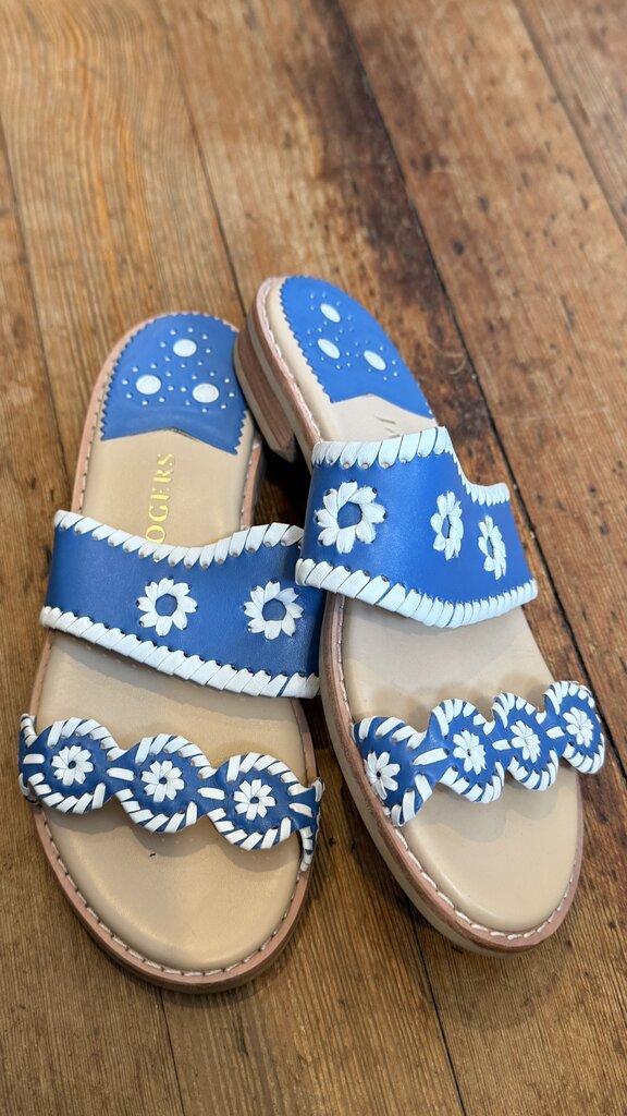 Whipstitch Slide Sandals