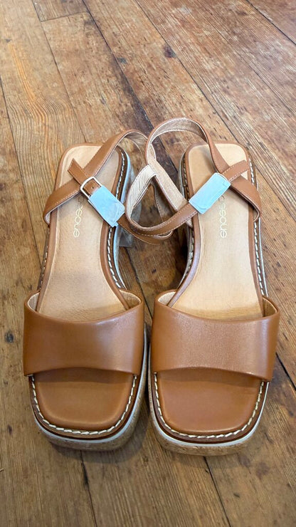 Cork Platform Sandals