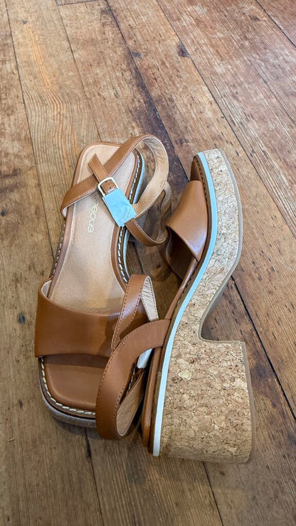 Cork Platform Sandals