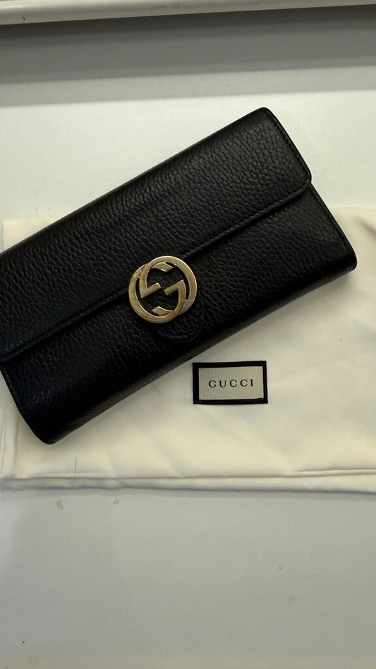 Continental Interlocking GG Wallet