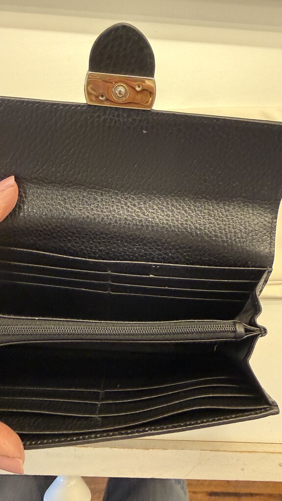 Continental Interlocking GG Wallet