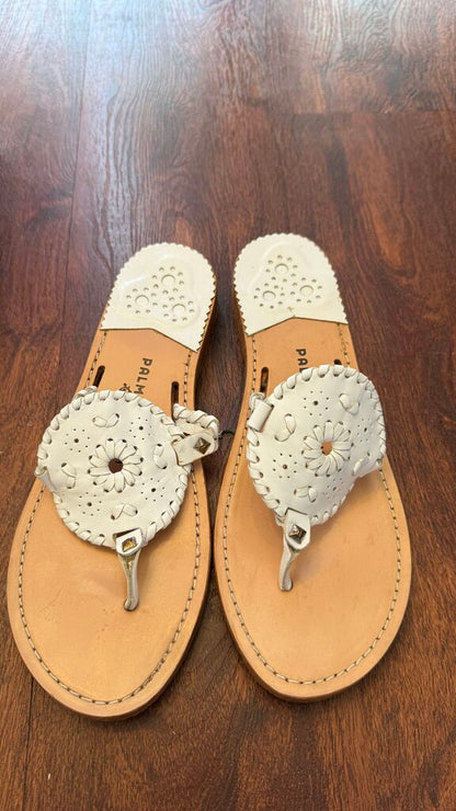 Whipstitch Leather Sandals