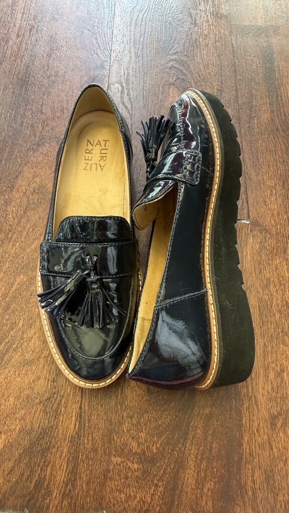 Patent Tassel Loafers