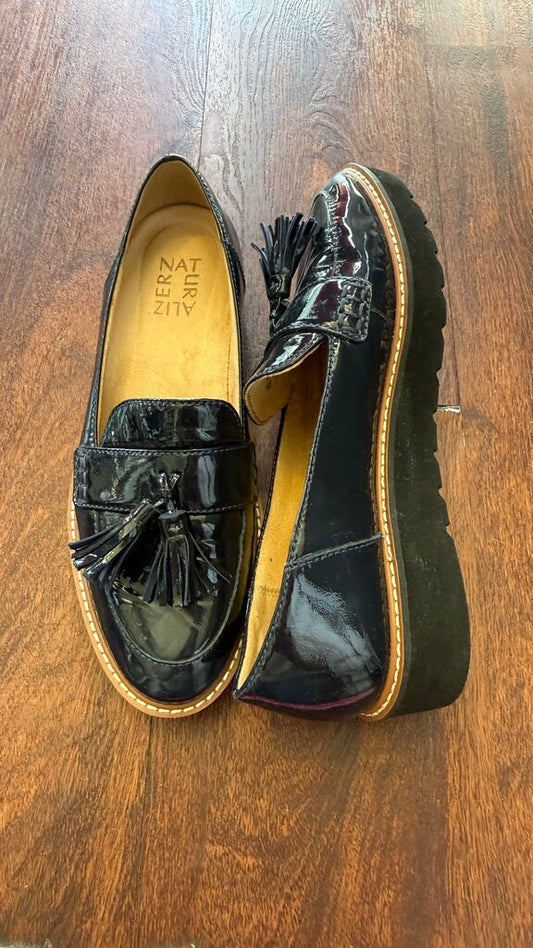 Patent Tassel Loafers