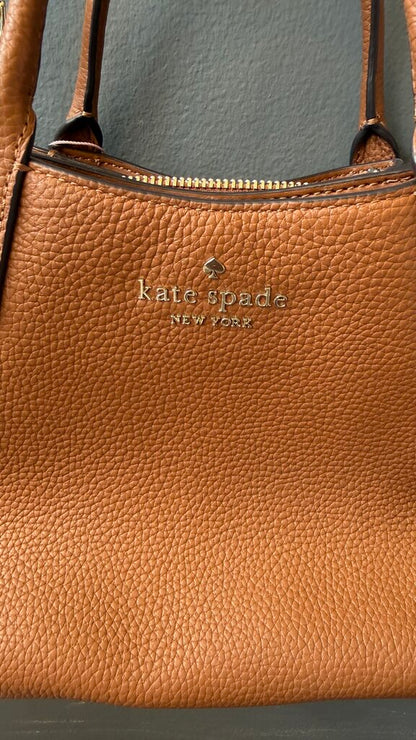 Top Handle Leather Crossbody Satchel