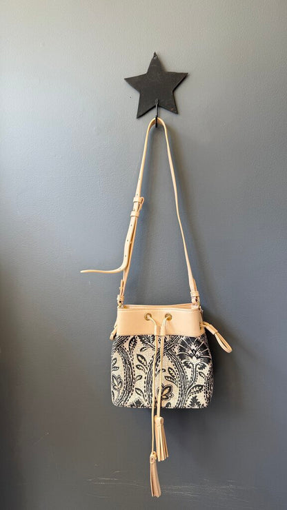 Print Bucket Crossbody Bag