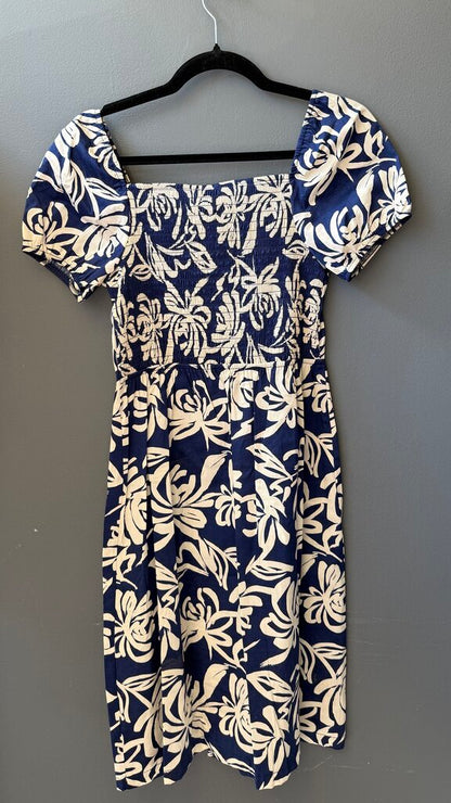 Puff Sleeve Square Neck Dress