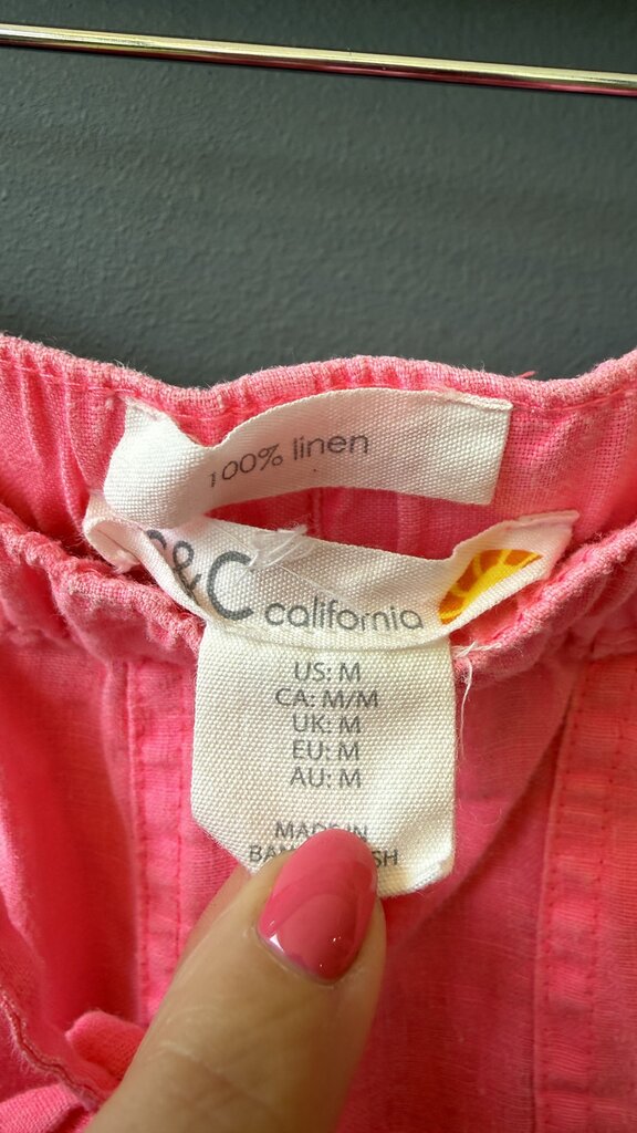Linen Drawstring Shorts