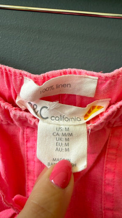 Linen Drawstring Shorts
