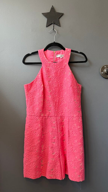 Floral Lace High Neck Romper
