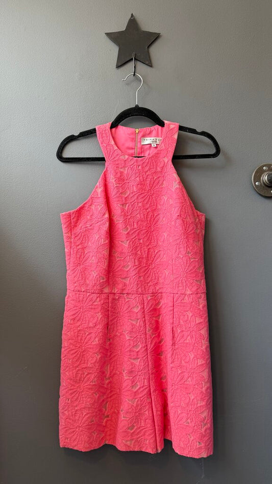 Floral Lace High Neck Romper