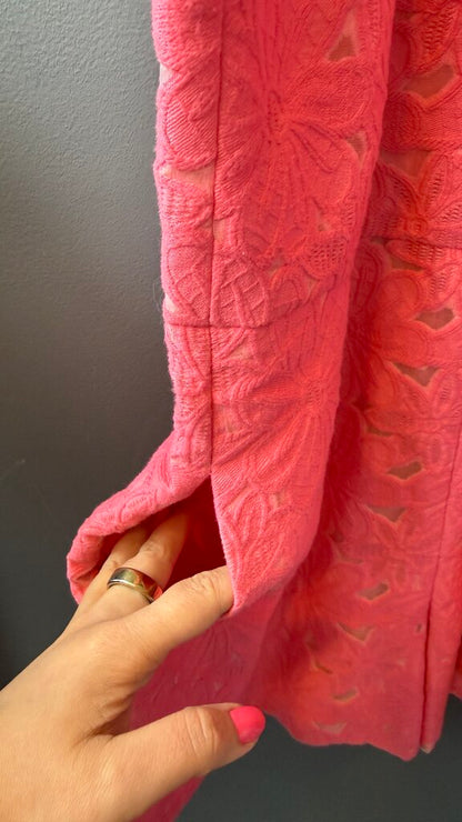 Floral Lace High Neck Romper