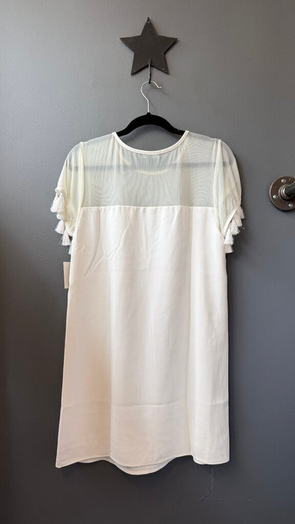 Fringe Sleeve Shift Dress