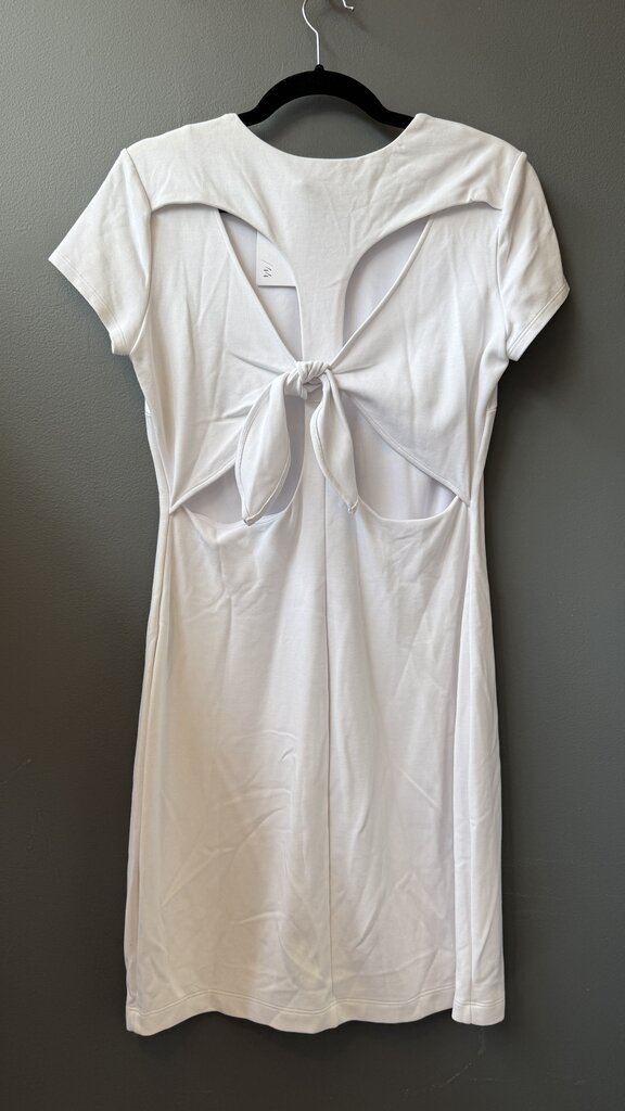 Tie Back Ponte Knit Sheath Dress