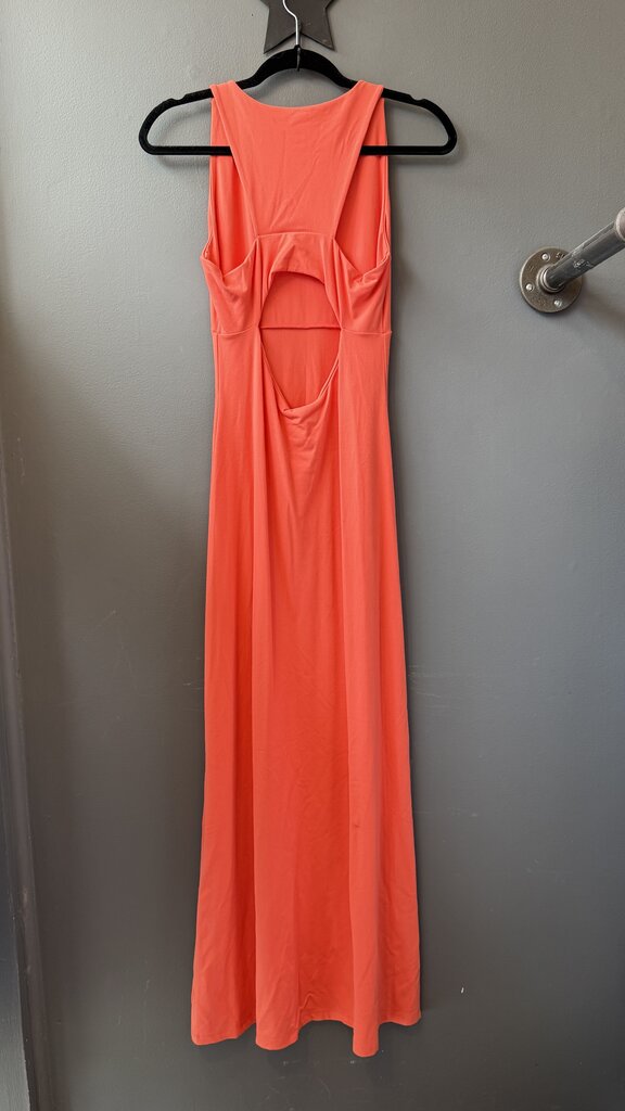Knit Cutout Back Maxi Dress