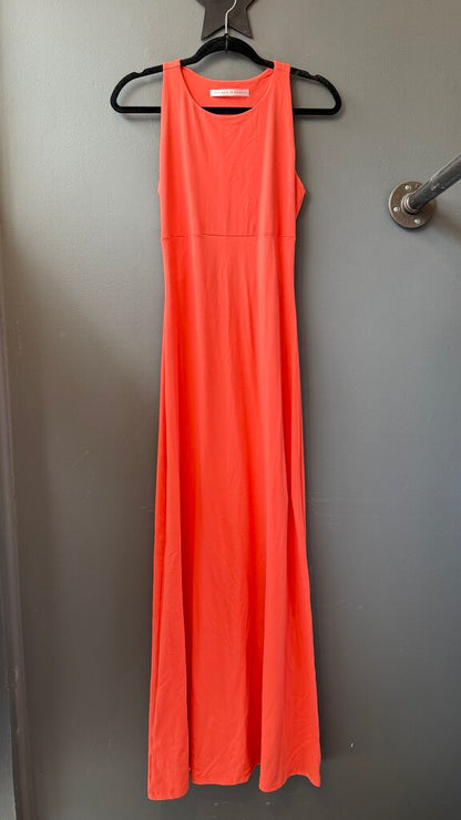 Knit Cutout Back Maxi Dress
