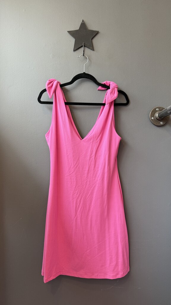 Tie Shoulder Knit Dress
