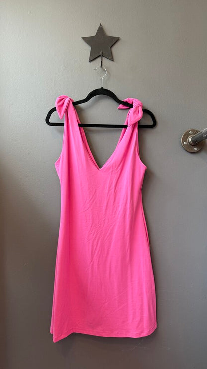 Tie Shoulder Knit Dress