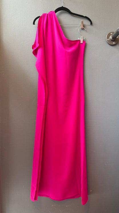 One Shoulder Maxi Caftan Dress
