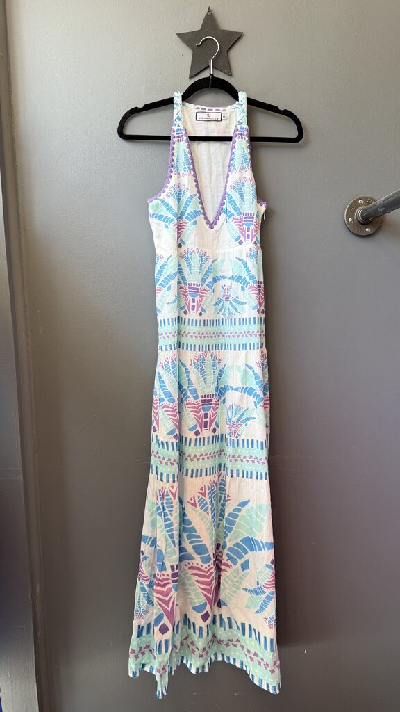 Gauze Racerback Maxi Dress