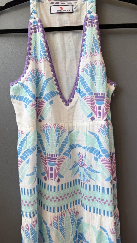 Gauze Racerback Maxi Dress