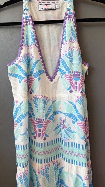 Gauze Racerback Maxi Dress