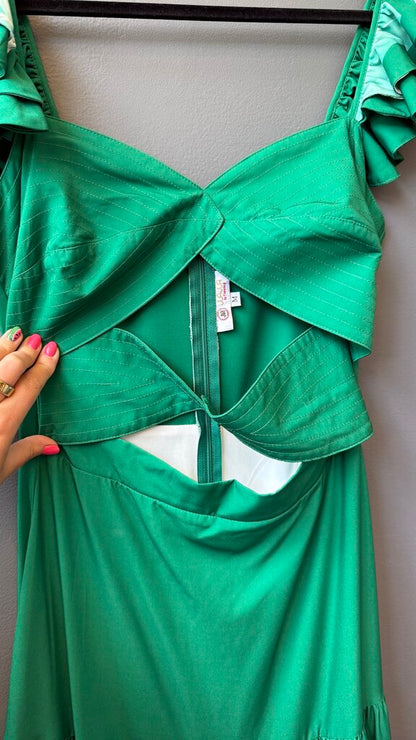 Cutout Maxi Gown Dress