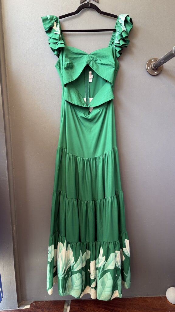 Cutout Maxi Gown Dress