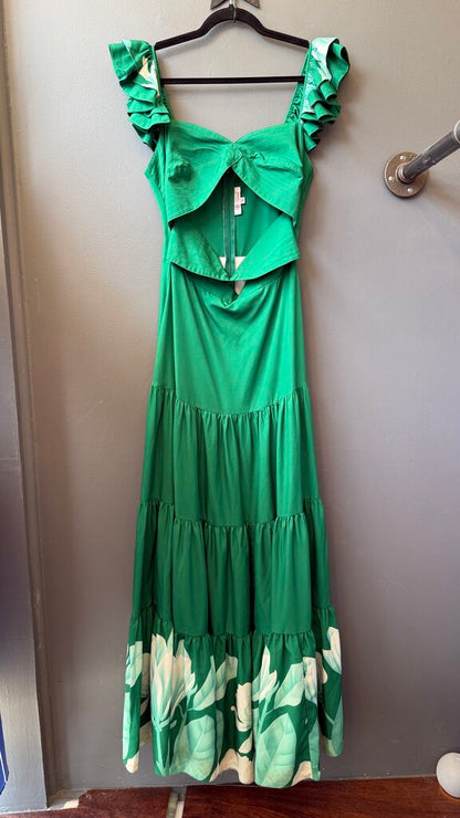 Cutout Maxi Gown Dress