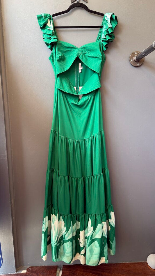 Cutout Maxi Gown Dress
