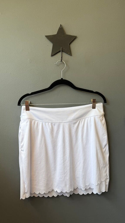 Scallop Hem Skort