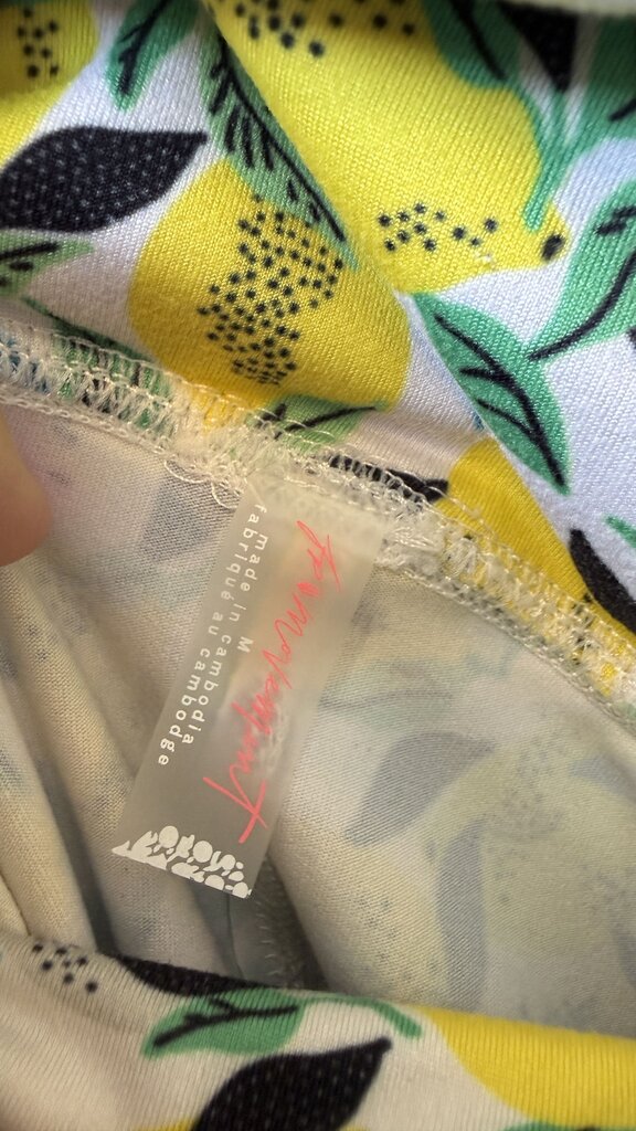 Lemon Print Flouncy Skort