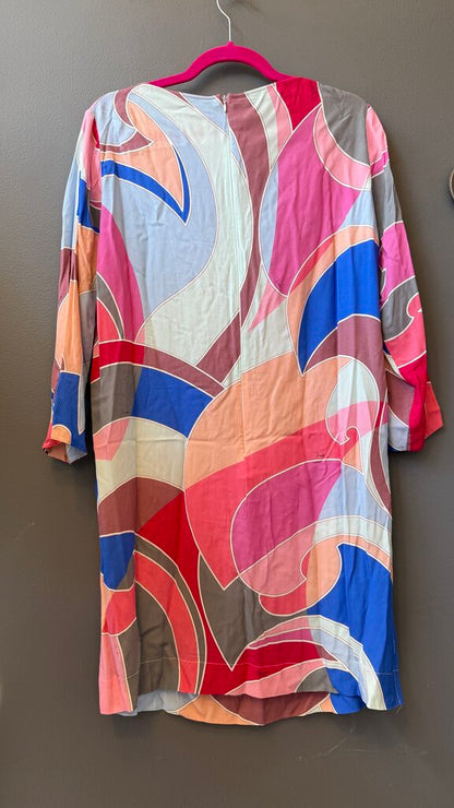 Longsleeve Belted Shift Dress