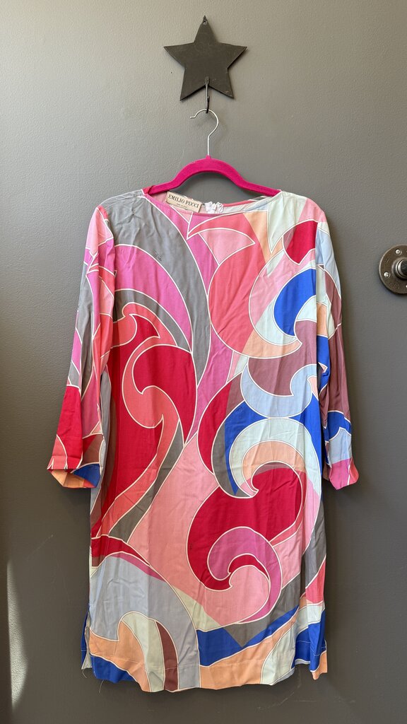 Longsleeve Belted Shift Dress