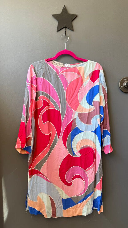 Longsleeve Belted Shift Dress