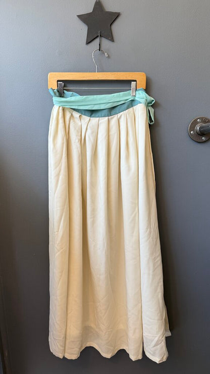Chinese Wrap Maxi Skirt