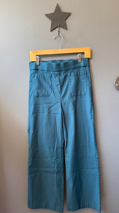 Wide Leg Patch Pocket Pants