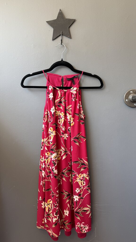 High Neck Tropical Dress