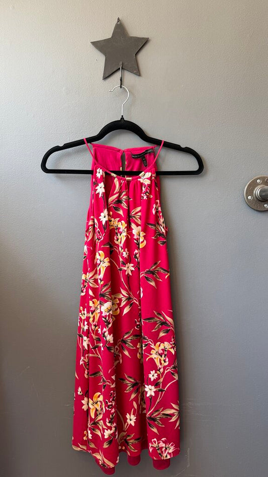 High Neck Tropical Dress