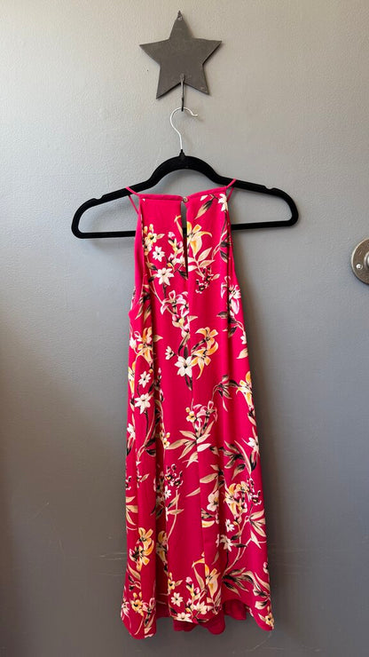 High Neck Tropical Dress